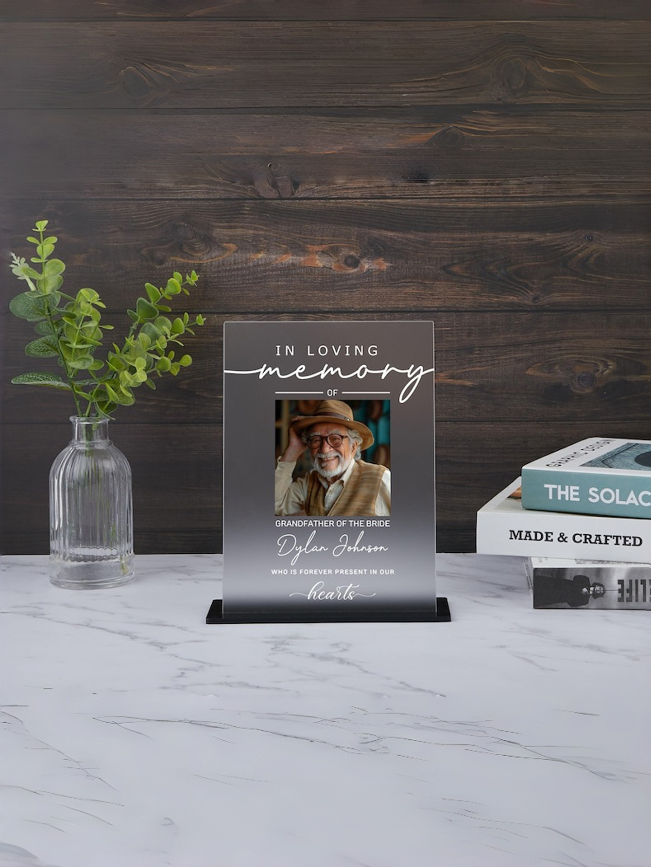 Heartfelt Memorial Custom Gifts Commemorative Acrylic Memorial and Condolence Gifts